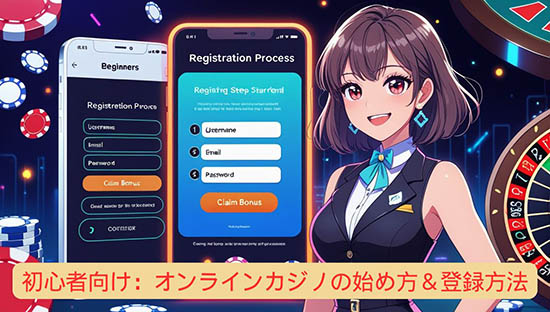 初心者でもオンラインカジノに登録する方法